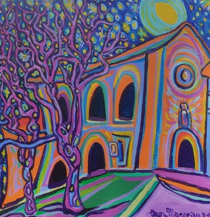 Painting titled "À la recherche de l…" by Igor Marceau, Original Artwork, Acrylic