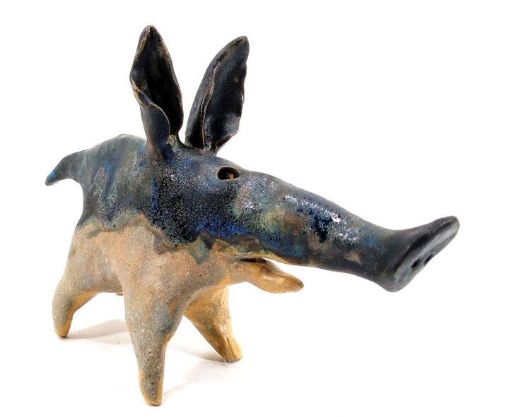 PIGGY XXXII 雕塑, 4.3x2 in