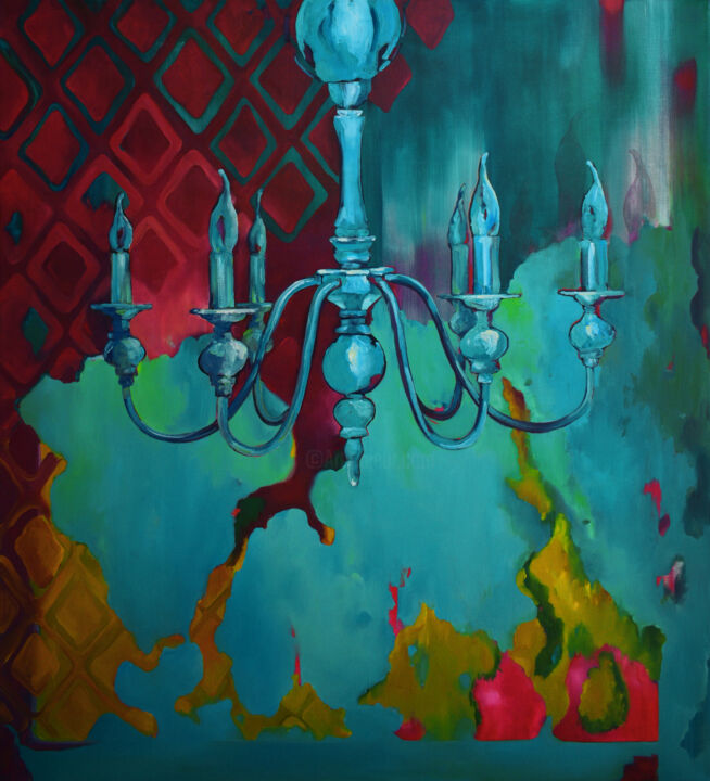 绘画,  43.3x39.4 in 