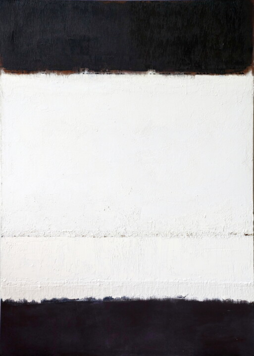 Malerei mit dem Titel "No. 1175_Avalanche" von Guido Lötscher, Original-Kunstwerk, Öl Auf Keilrahmen aus Holz montiert