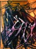 Pintura titulada "Separados y siempre…" por Roberto Diaz Acosta, Obra de arte original