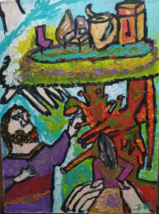 绘画,  24x18.1 in 