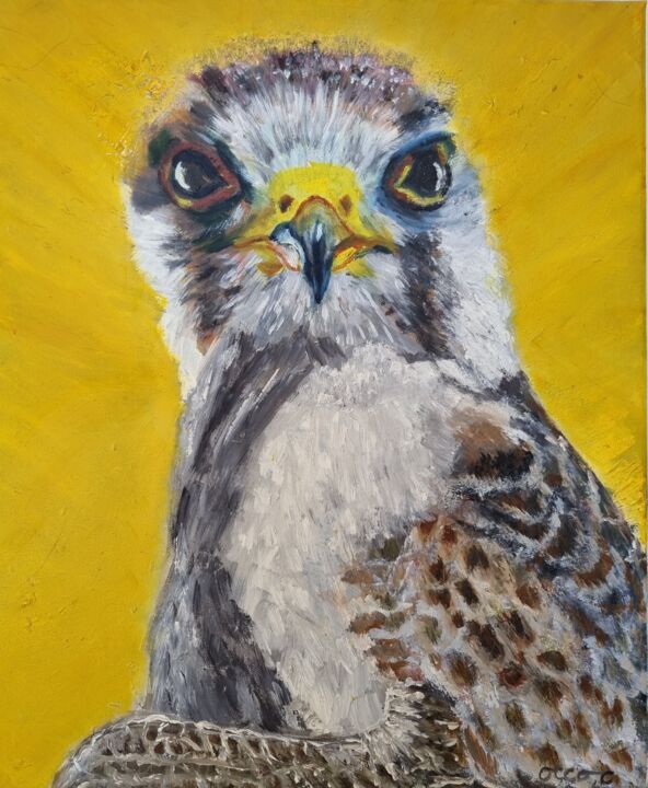 Les yeux d'Horus 绘画, 18.1x15 in