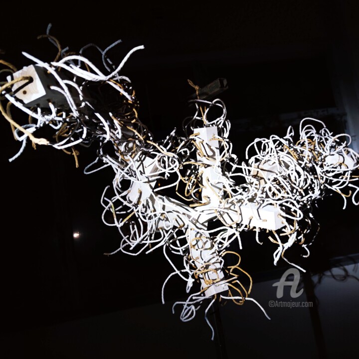 Nightflight 雕塑, 19.7x49.2 in