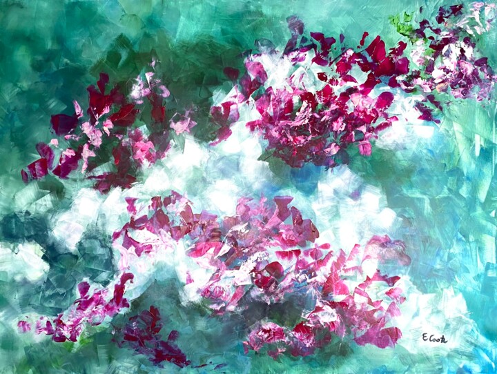 Peinture intitulée "The Forever Spring" par Elisa Cook Benbassat Bassat, Œuvre d'art originale, Acrylique