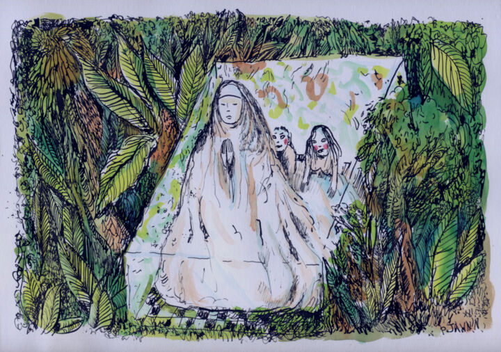 图画,  8.3x11.7 in 