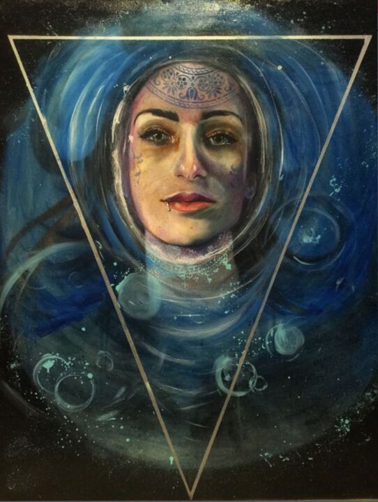 Acqua 绘画, 35.4x27.6 in