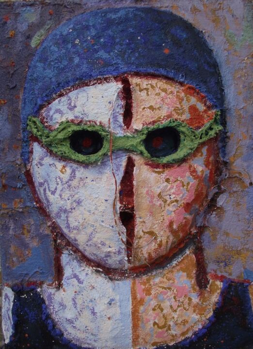NADADOR ROTO 绘画, 23.6x20.1 in