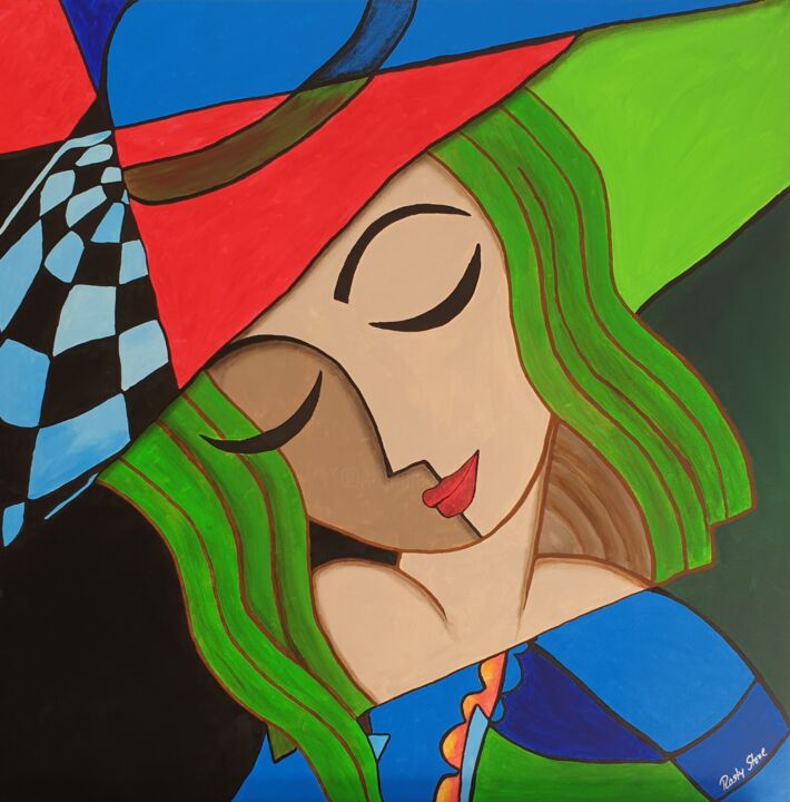 THE WOMEN NEXT DOOR 绘画, 39.4x39.4 in