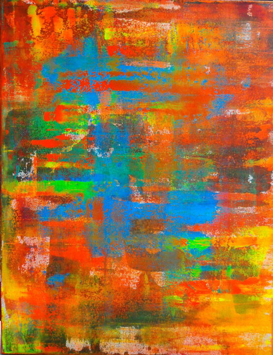 Painting titled "I'm going to Miami" by Liudmila Levitas, Original Artwork, Acrylic