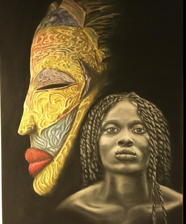 beauty of africa 图画, 27.6x23.6 in