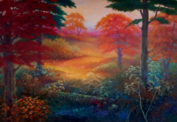 Towards the Light 绘画, 27.6x39.4 in