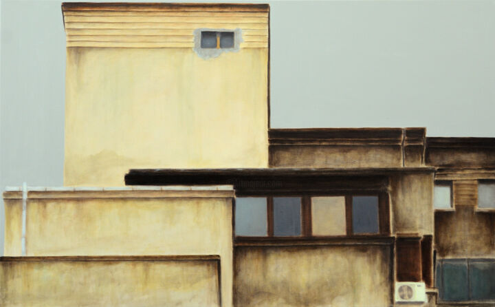 绘画 标题为“CS 1.9.89 (7)” 由Augustin Razvan Radu, 原创艺术品, 油