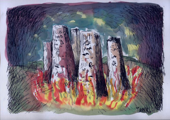 Le rituel 图画, 8.3x11.7 in