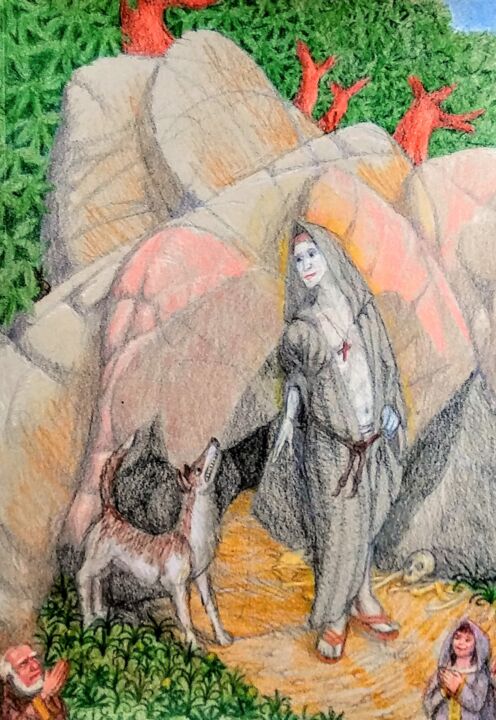 Saint Francis 图画, 10x8 in