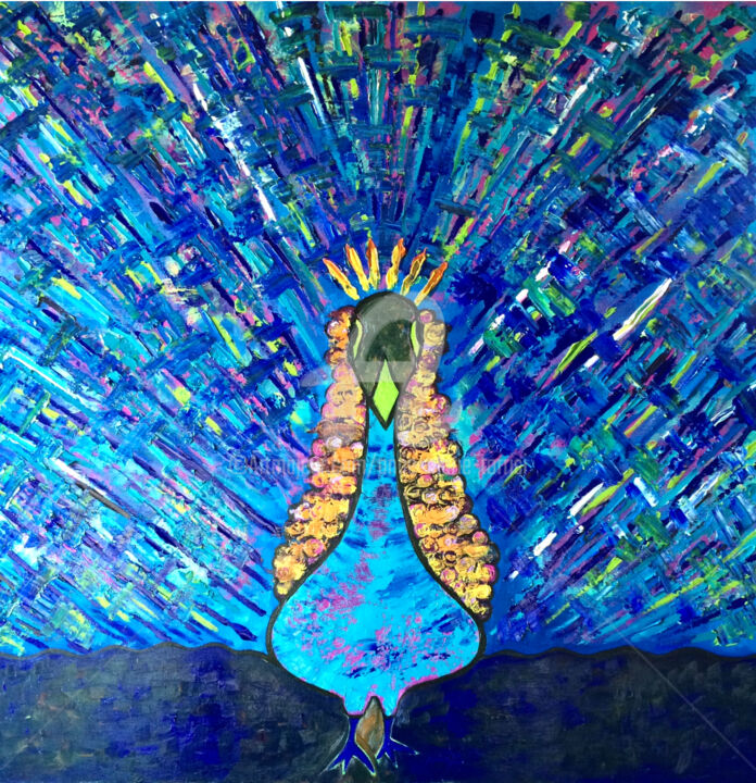 LE PAON 绘画, 39.4x39.4 in