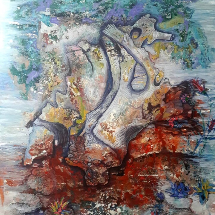 Bahar 绘画, 59.1x51.2 in