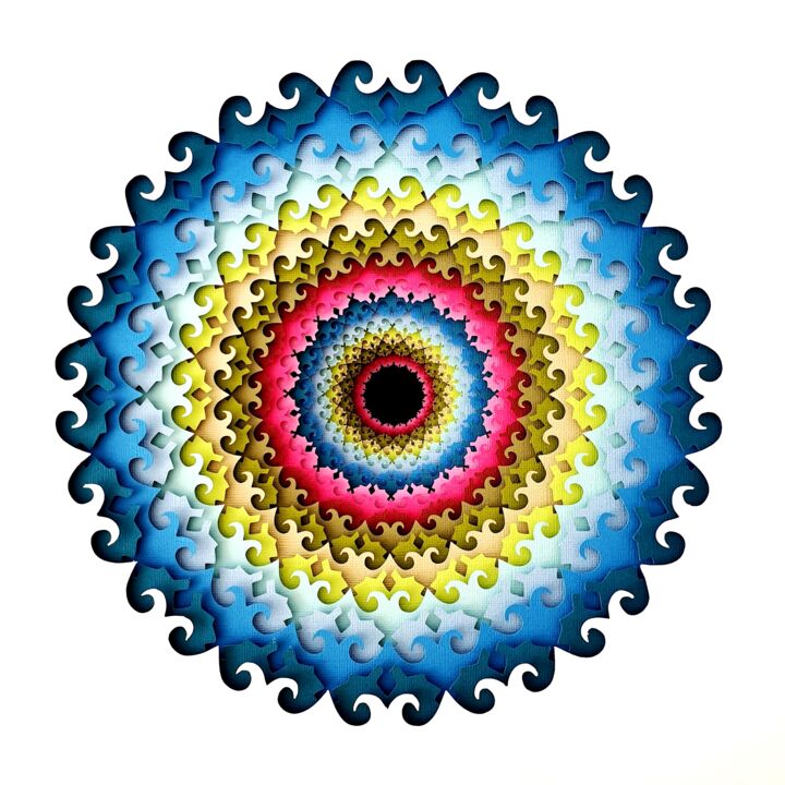 Relief 雕塑, 12x12 in