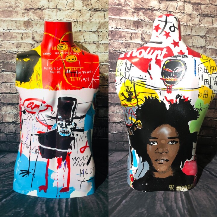 Basquiat total Body 雕塑, 25.6x13.8 in
