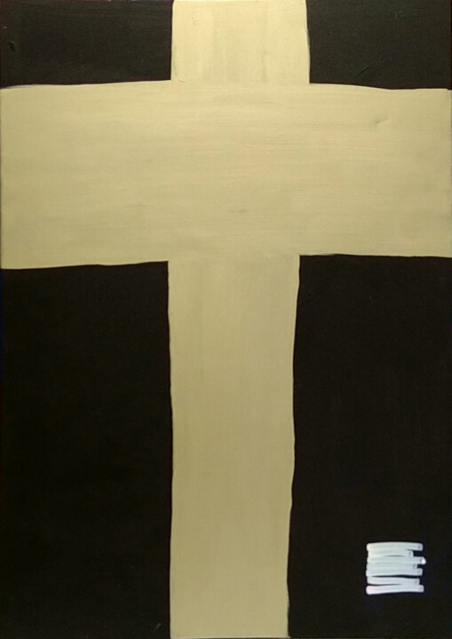 Gold god 绘画, 39.4x27.6 in