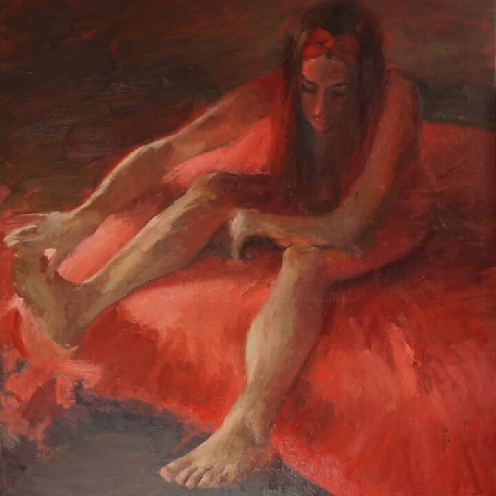 Rouge 21 绘画, 31.5x31.5 in