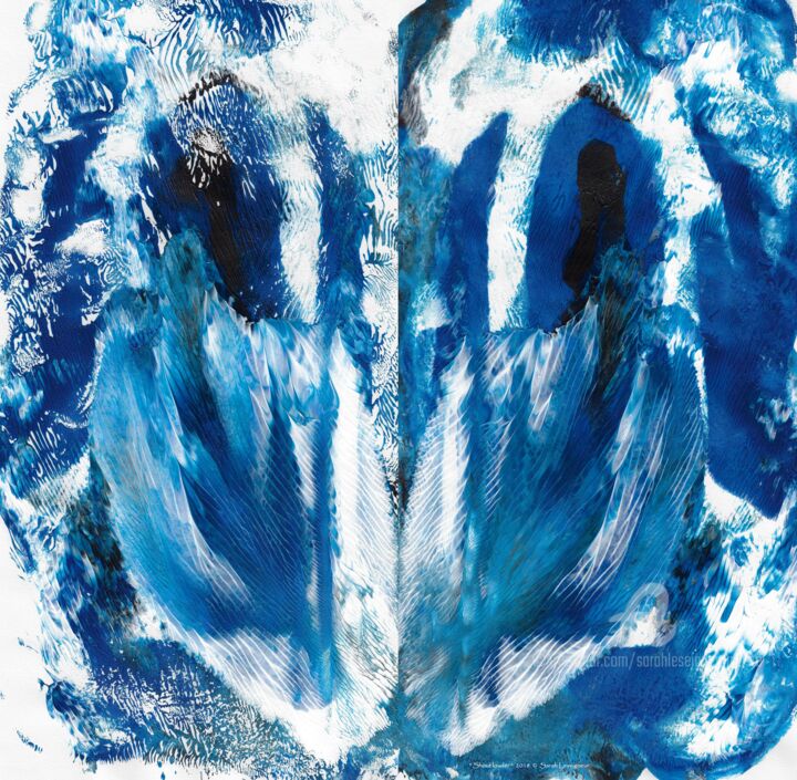 Photographie intitulée "Shout louder" par Sarah Leseigneur, Œuvre d'art originale, Photographie manipulée