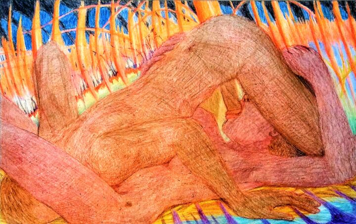 Passionately Engaged 图画, 11x17 in