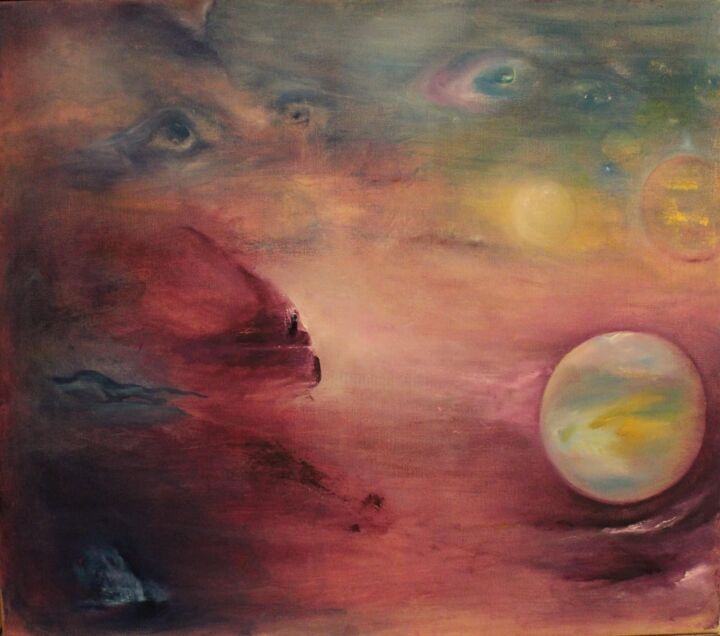 Alfa du Centaure 绘画, 27.6x31.5 in