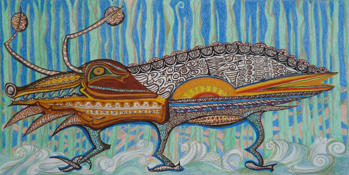 Métamorphose 图画, 9.8x20.1 in