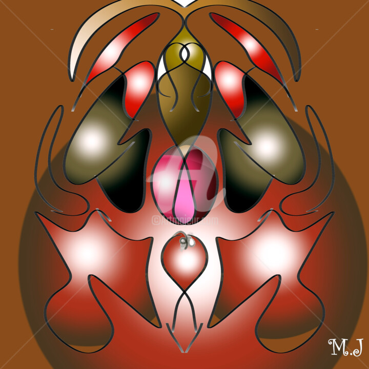 Digital Arts titled "Cassius - Creature…" by Armajay, Original Artwork, Digital Painting