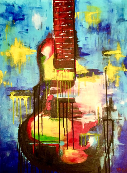 Power chords 绘画, 28.7x21.3 in