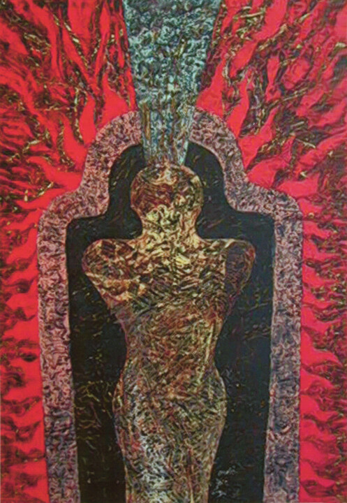 Energy Body I 绘画, 59.8x39.8 in