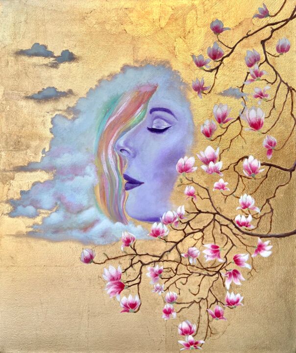 Rêve 绘画, 21.7x18.1 in