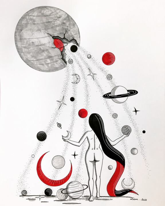 图画,  15.8x11.8 in 