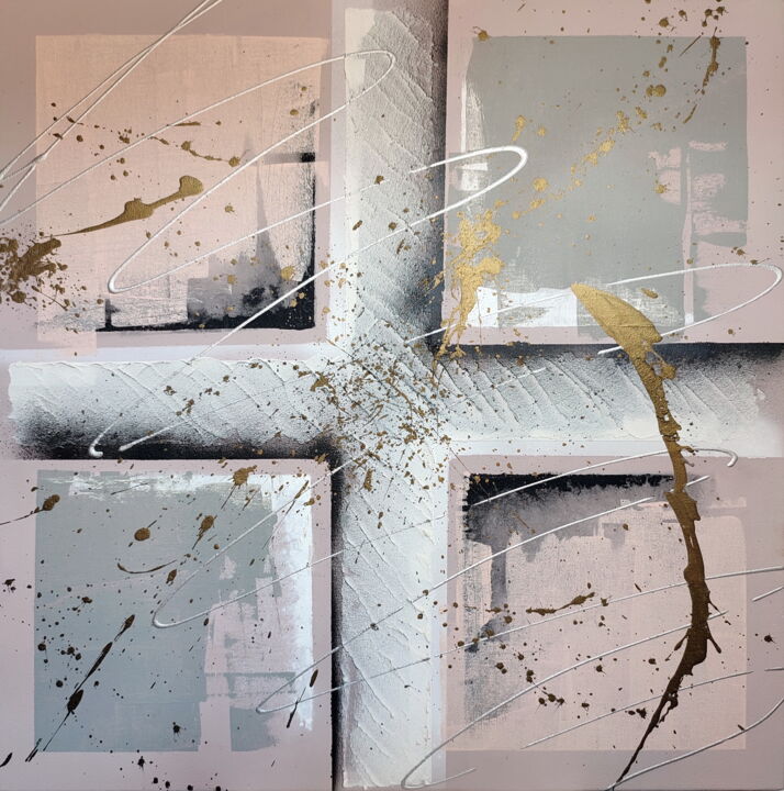 绘画,  27.6x27.6 in 