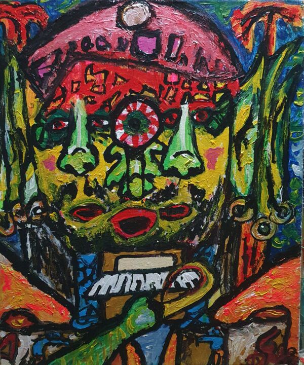 Ea, la vida 绘画, 21.7x18.1 in
