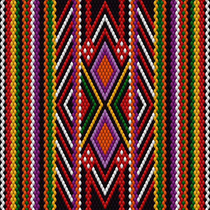 Seamless patterns of the African continent 1. 数字艺术