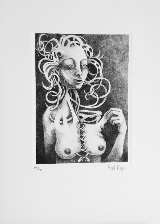 Desprendimiento de piel 印花与版画, 14.2x10.2 in