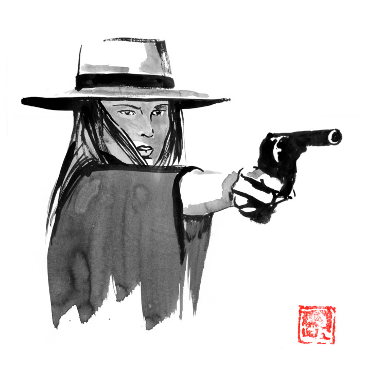 hannie caulder 图画, 11.8x11.8 in