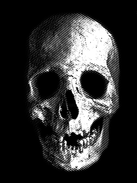 ⚜️ Skull ⚜️ 印花与版画, 15.8x11.8 in