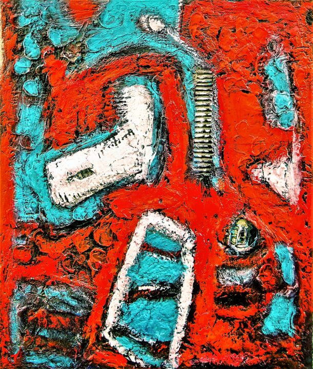 Lost in the dump of life 绘画, 23.6x19.7 in
