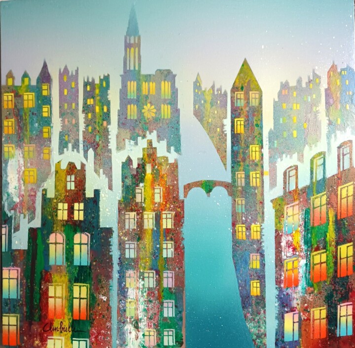Peinture intitulée "BAROCCO 08" par Bernard Ambielle, Œuvre d'art originale, Huile