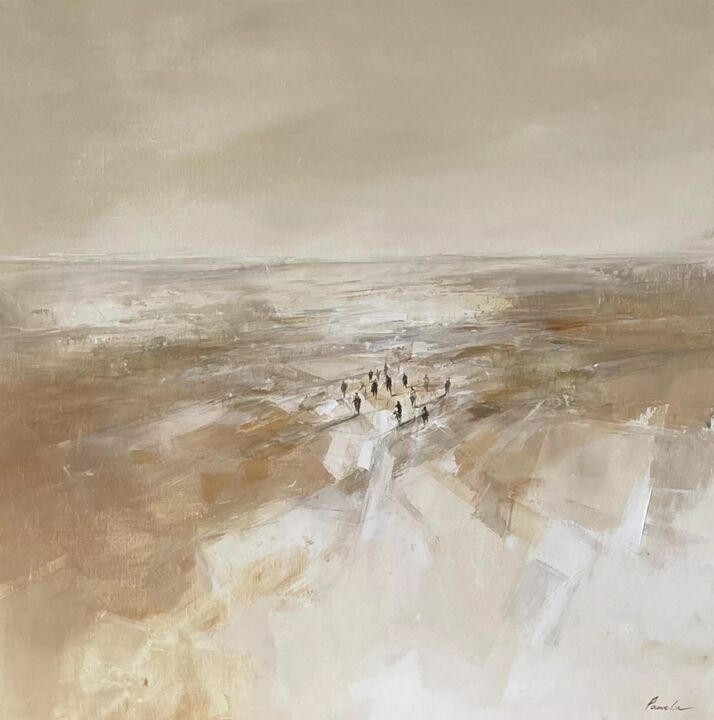 Ζωγραφική με τίτλο "ESCAPADE" από Richard Poumelin, Αυθεντικά έργα τέχνης, Ακρυλικό
