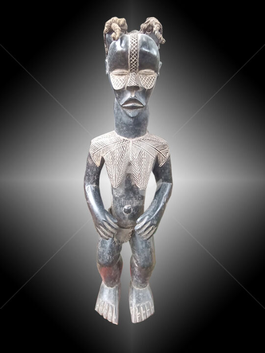 Statuette Bété art tribal Art premier KA21ART006 雕塑, 27.6x11.8 in