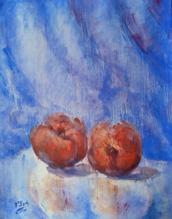 Sweet Couple 绘画, 14x11 in