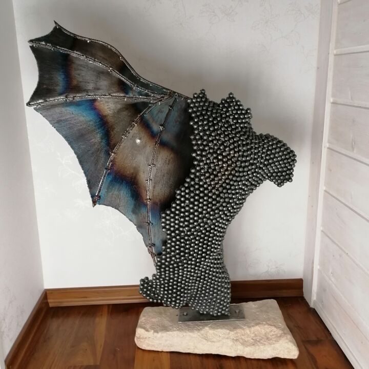 雕塑,  27.6x27.6 in 