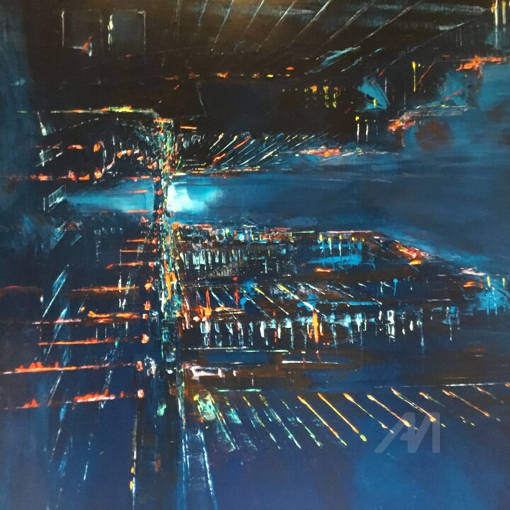 绘画,  39.4x39.4 in 