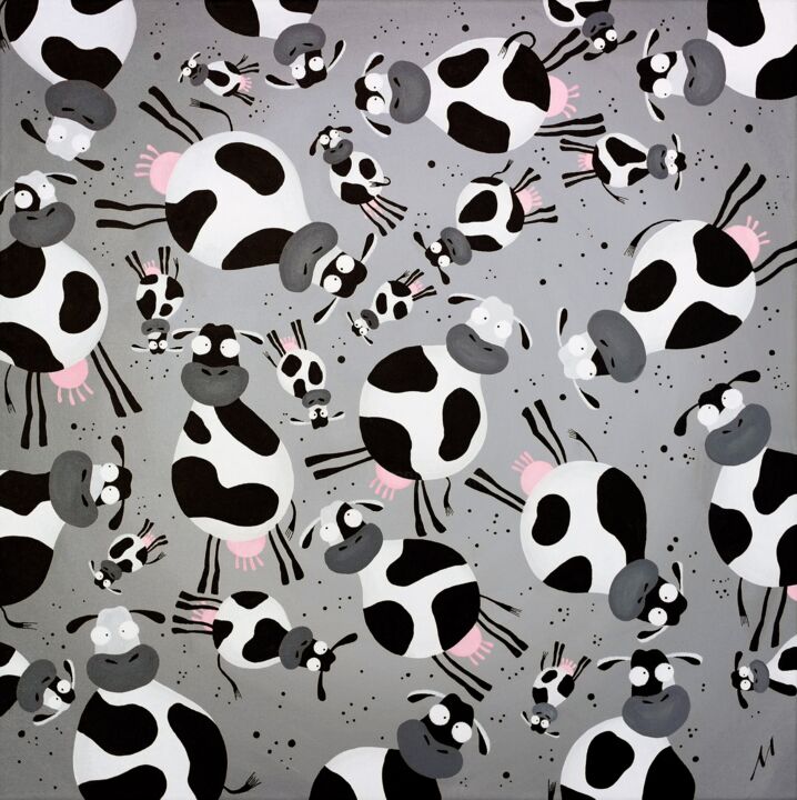 Moochos 绘画, 19.7x19.7 in