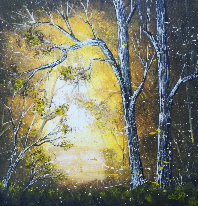 A l'aube revenant Painting, 11.8x11.8 in
