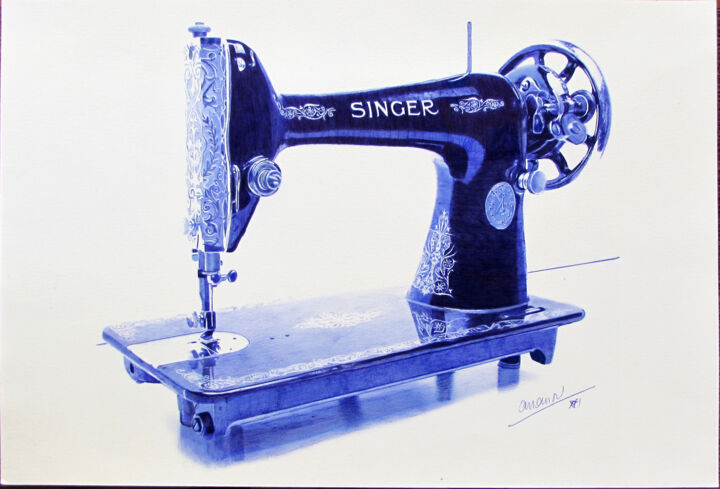 SINGER 图画, 13x19 in
